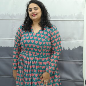 Green Hearts Georgette