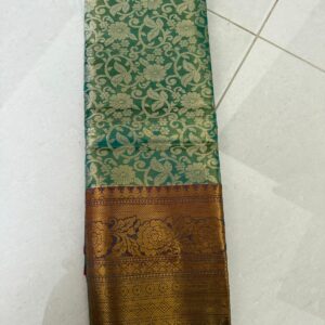 Budget Range Semi Pattu Saree - Sea Green (NS05)